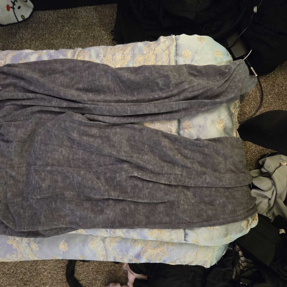 Gray Knit Pajama Pants